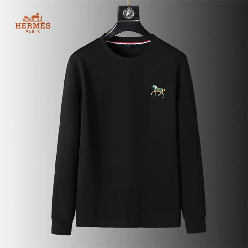 hermes sweatshirt manches longues pour homme s_1246077